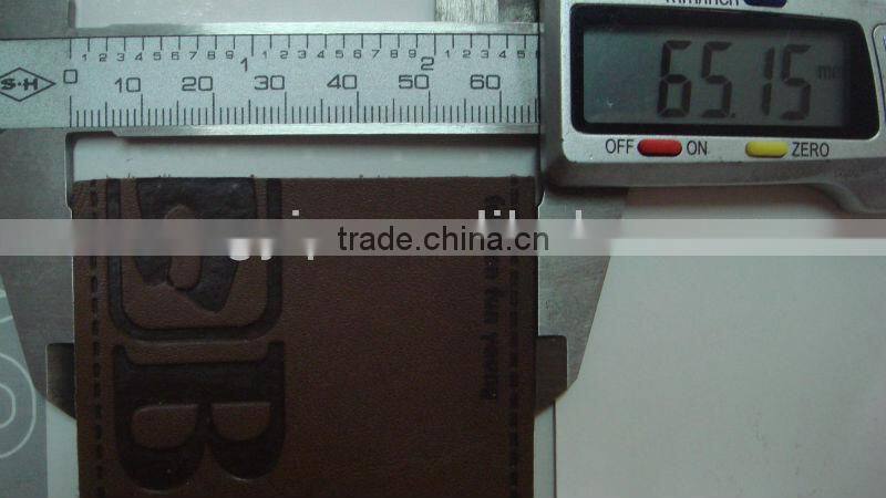 eco-friendly cheap real leather patch