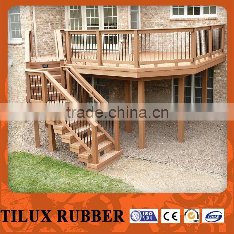 2015 Hot Sale waterproof wood composite decking with CE certificiate