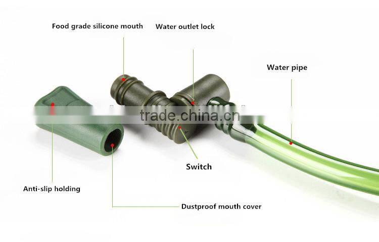 Outdoor 1.5L camping climbing riding cycling water bag military camouflage hydration bladder