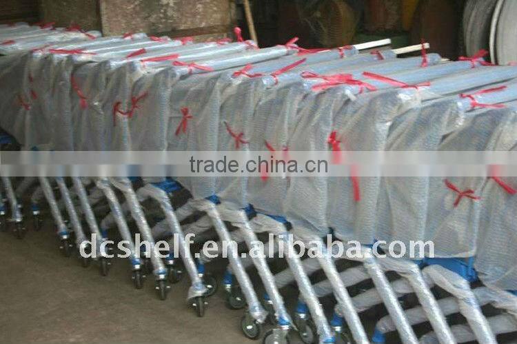 90 Liter Powder Coated Supermarket Shopping Cart