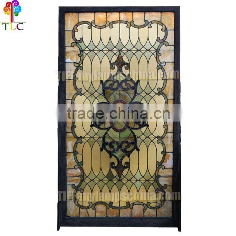PA-17 Stained glass tiffany windows church glass tiffany panel suppliers china glass