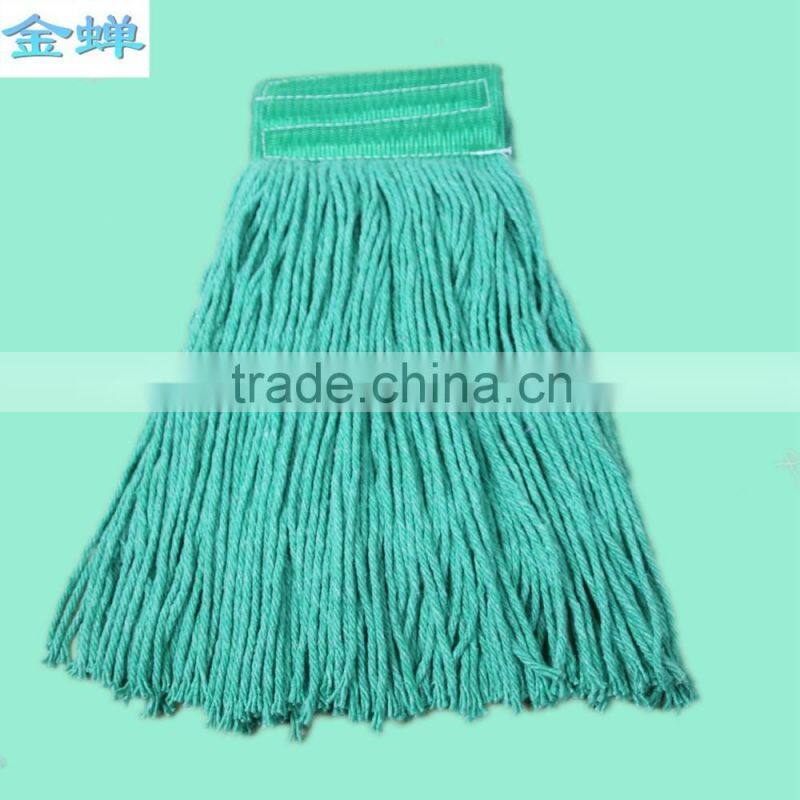 C004 4 Ply blended cotton looped end wet mop, with 1" headband.