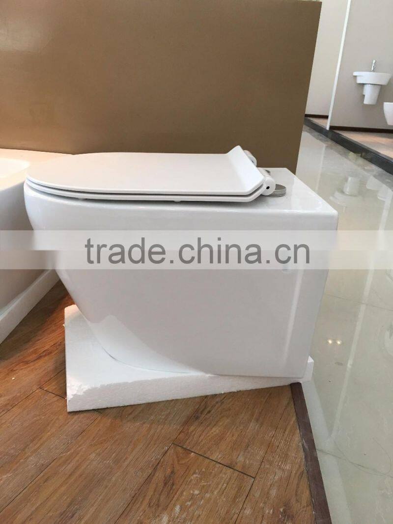 Chaozhou Bathroom Ware Items Wall Hung Toilet Bathroom Sanitary Set