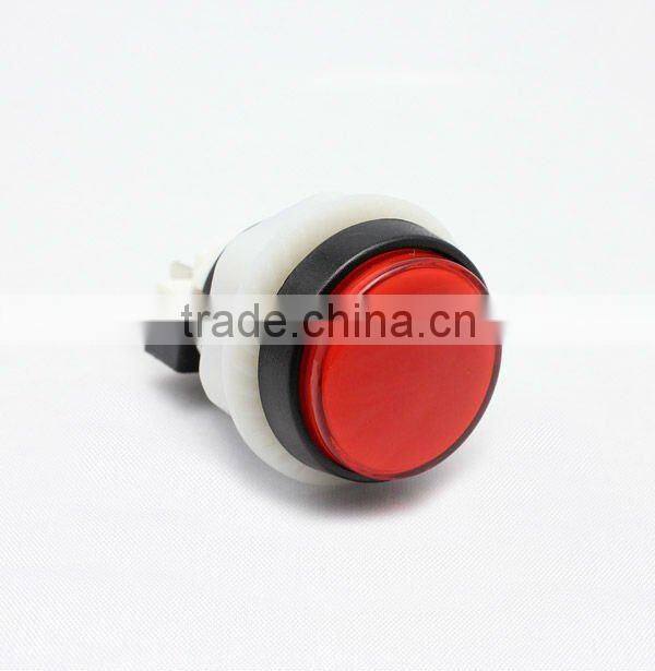 28mm LED red plastic push button switch Momentary game rocker accessories double control