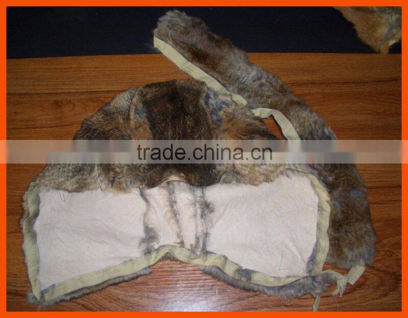 down jacket rabbit fur hood lining