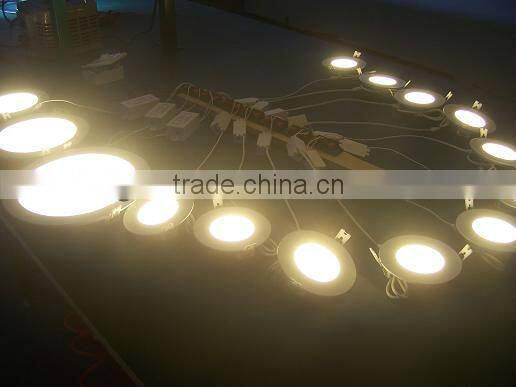 hole size 108mm round led panel 7w 420lm