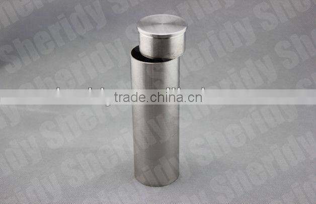stainless steel installation post end cap fat/ arched