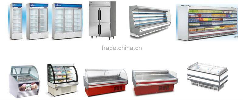 Commercial Fresh Meat display Freezer/Supermarket Refrigerated Showcase