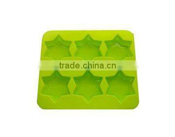 6 cups Star Shape Silicone Cake Mould