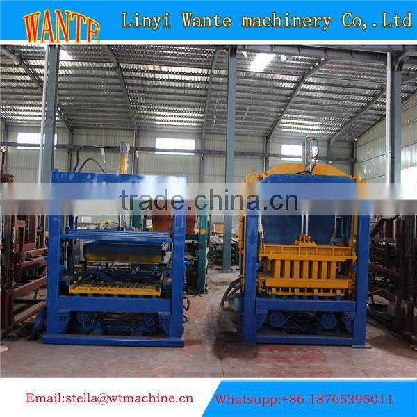 QT5-15 bulding brick mould vibrating table concrete machine