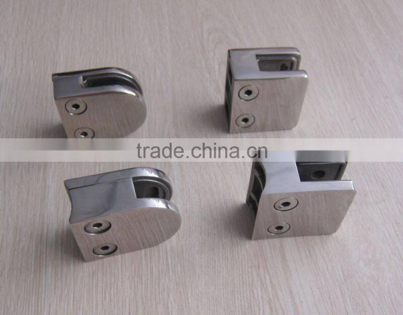 stainless steel glass connector round glass clamp fittings for glass