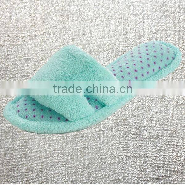 Womens New Comfy Terry Open Toe, Slide Scuff House Slipper