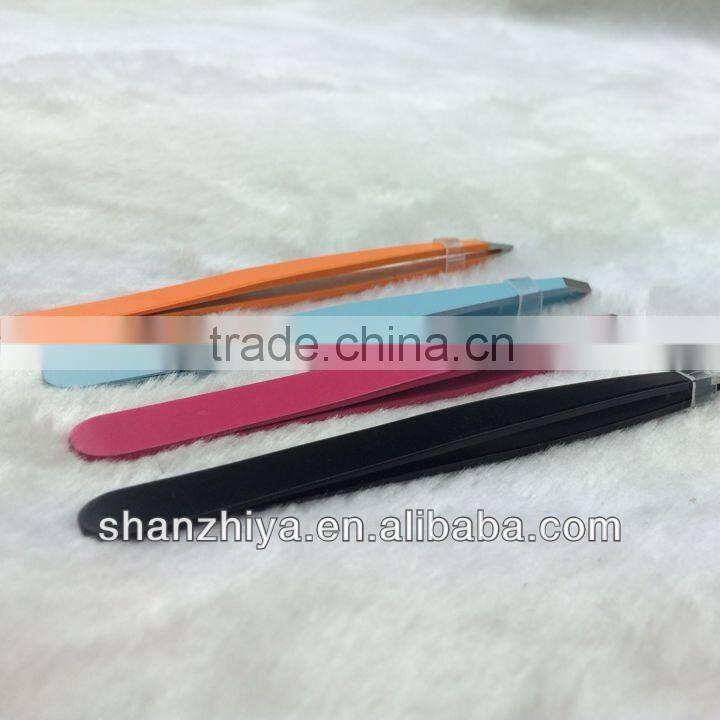 High quality promotion / advertising eyebrow tweezer with diamond