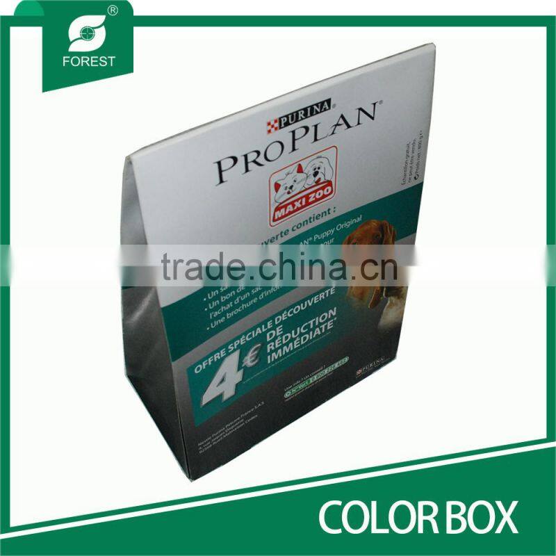 BAG SHAPE CUSTOM MADE COLOR BOX FOOD PACKAGING BOX FOR DOGS