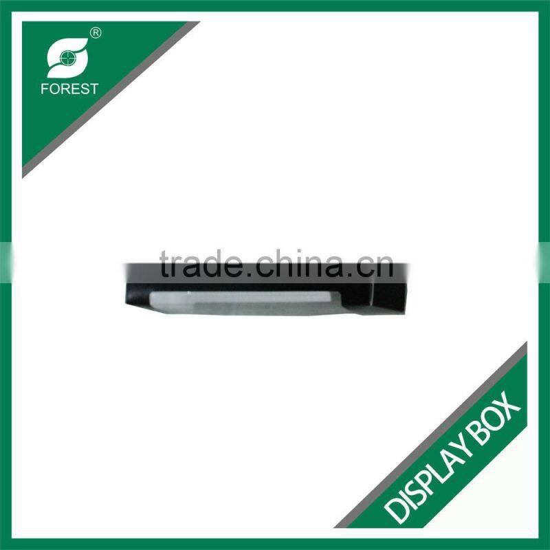 SMALL SIZE CHIPBOARD DISPLAY BOXES FOR SHOWING PENCIL WITH CLEAR PVC WINDOW