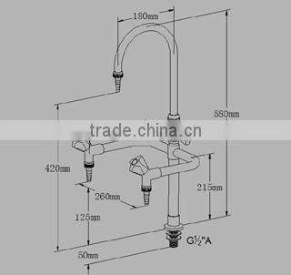 Stainless steel laboratory water faucet tap furniture