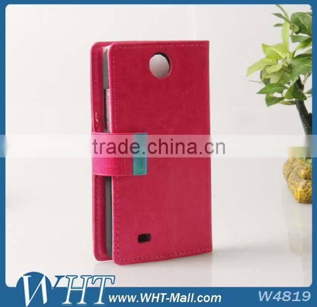 Flip Case For HTC Desire 300 Leather Cover