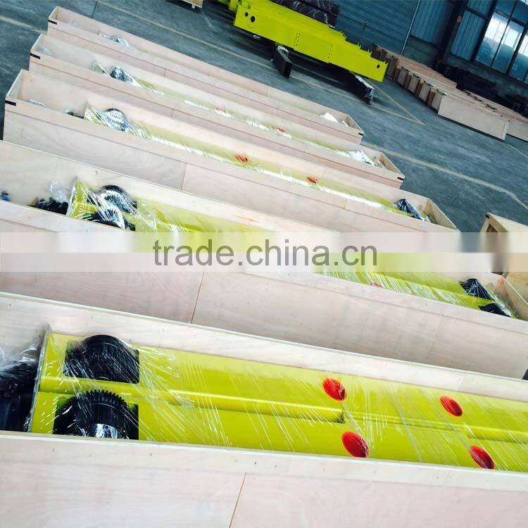 2T3T Factory lifting overhead crane accessories end carriage 16.5M span,440v voltage customized