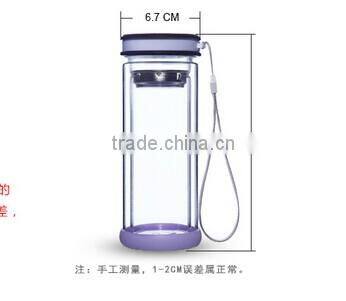 wholesales price Customized headmade double wall water bottle bpa free