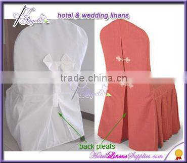 white basic poly chair covers, cheap banquet chair covers for sale