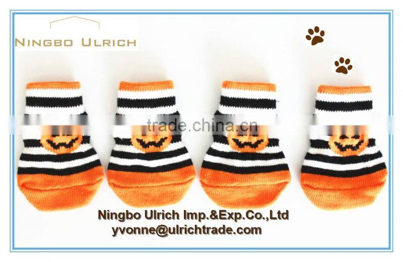 S22 Halloween cotton knitted dog socks for Holiday