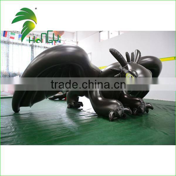 Most Popular Cartoon for Man Interesting Design Inflatable Sexy Black Dragon Toy