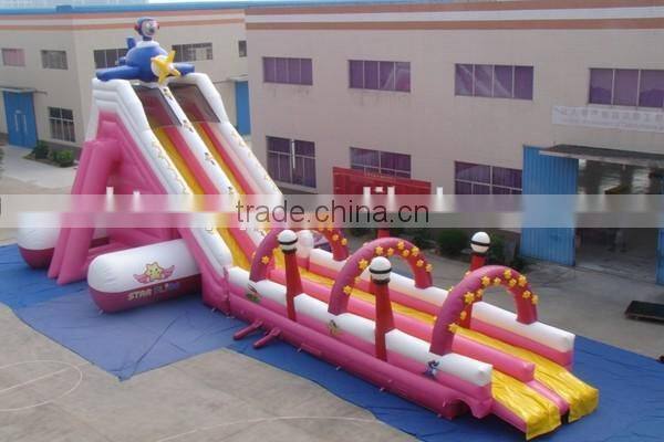 Good quality hippo water slide/ inflatable hippo slide for sale