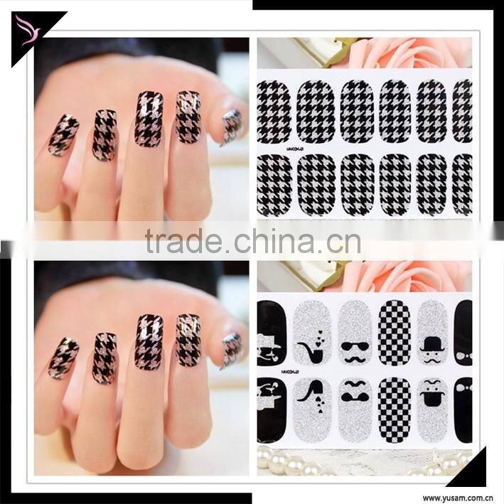 wholesale/OEM sticker decal nail art designs nail art sticker