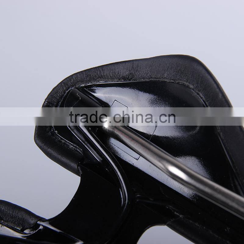 Red Bicycle Saddle Titanium base MTB leather mountain bikes saddle