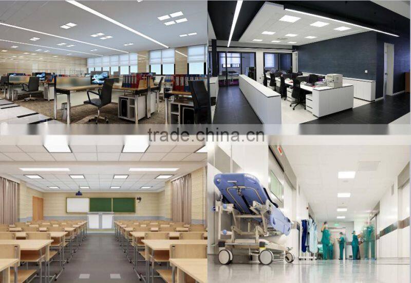 Energy saving high luminous 36W 60x60cm led panels for suspended ceilings