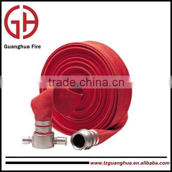 marine fire hose with coupling