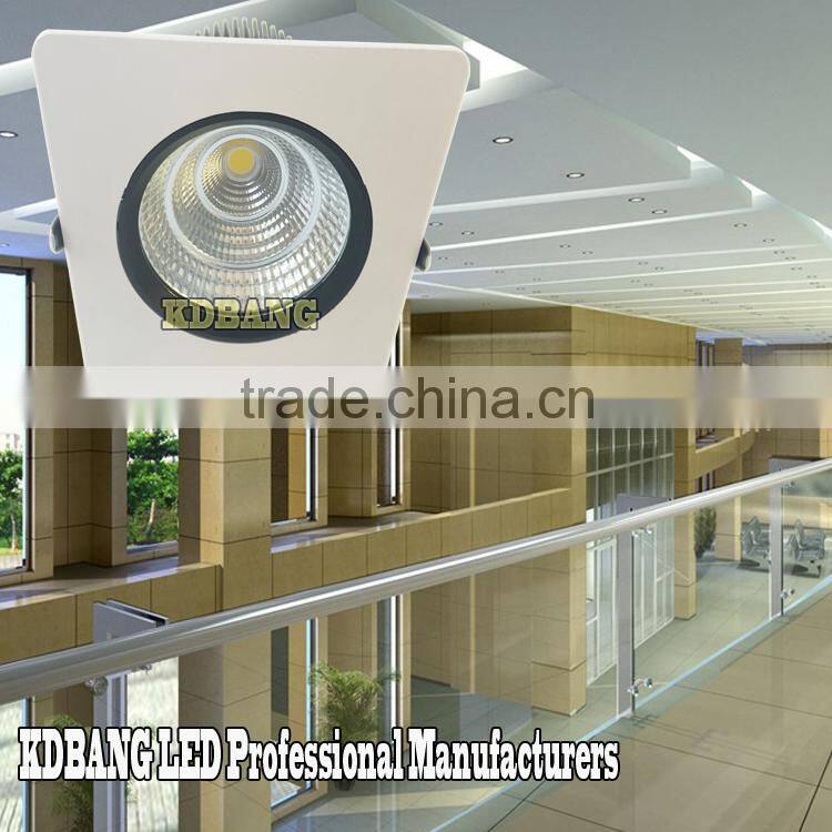 China factory wholesale 25w led cob square downlight