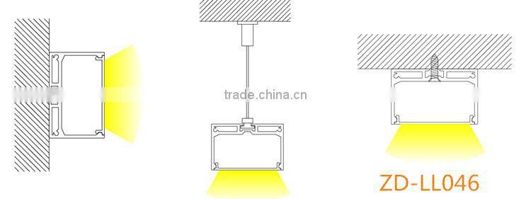 Housing Aluminum LED Profile 50MM LED Strip Aluminum Channel