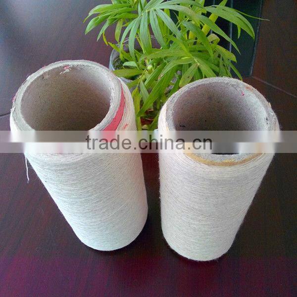 Recycled gloves yarn with hair