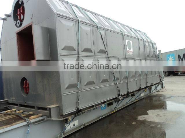 Chain grate double drums coal fired steam boiler