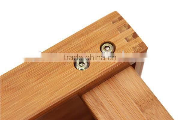 Antique carving bamboo shoe rack & square shoes stool