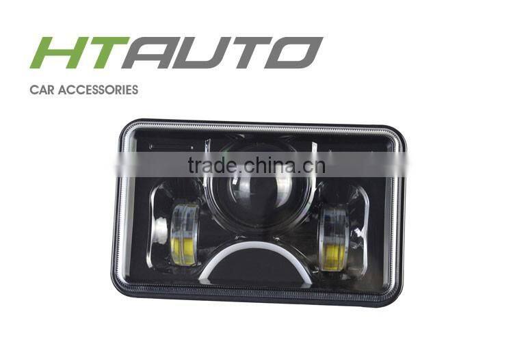HTAUTO Round LED Headlamp 7'' 60w JK Wrangler LED Headlights,Motorcycle LED Projector Head Light