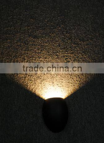 6w Diamond mordern cob led wall bracket light