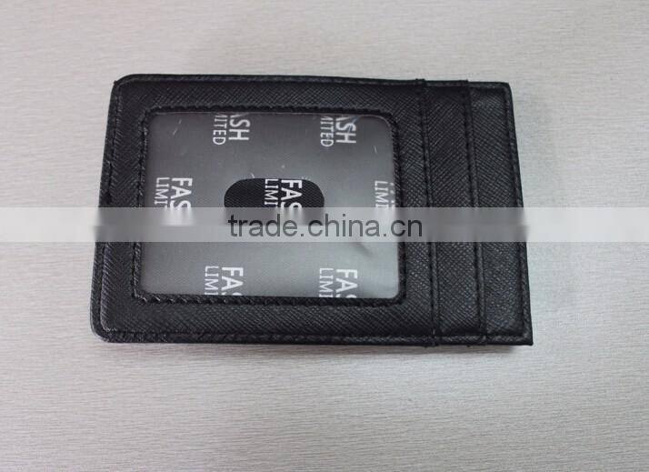 2016 High class credit card holder, customer own design genuine/pu leather card holder, factory direct price credit card holder