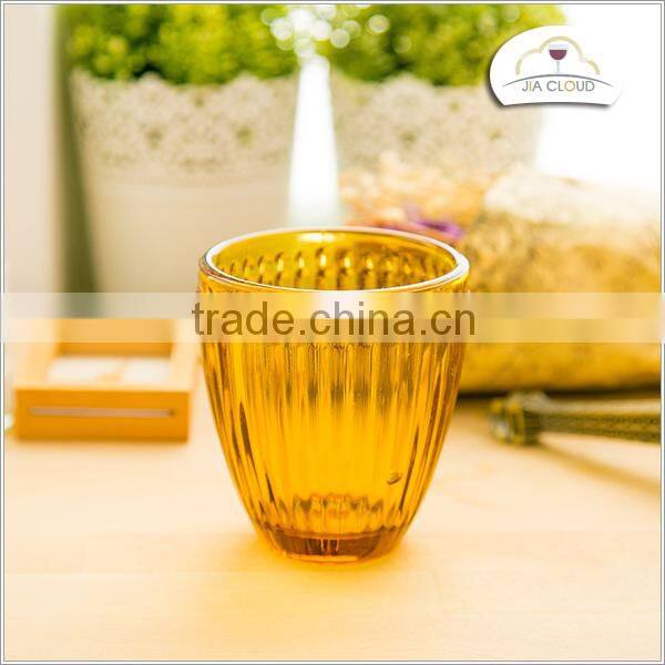 new products gold drinking glass glass Decal cup
