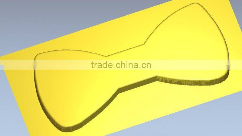 Striped Wooden Necktie in Cherry