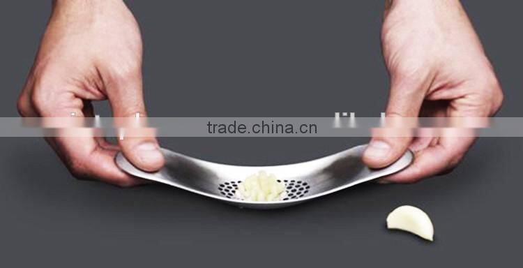High quality food grade durable garlic press stainless steel