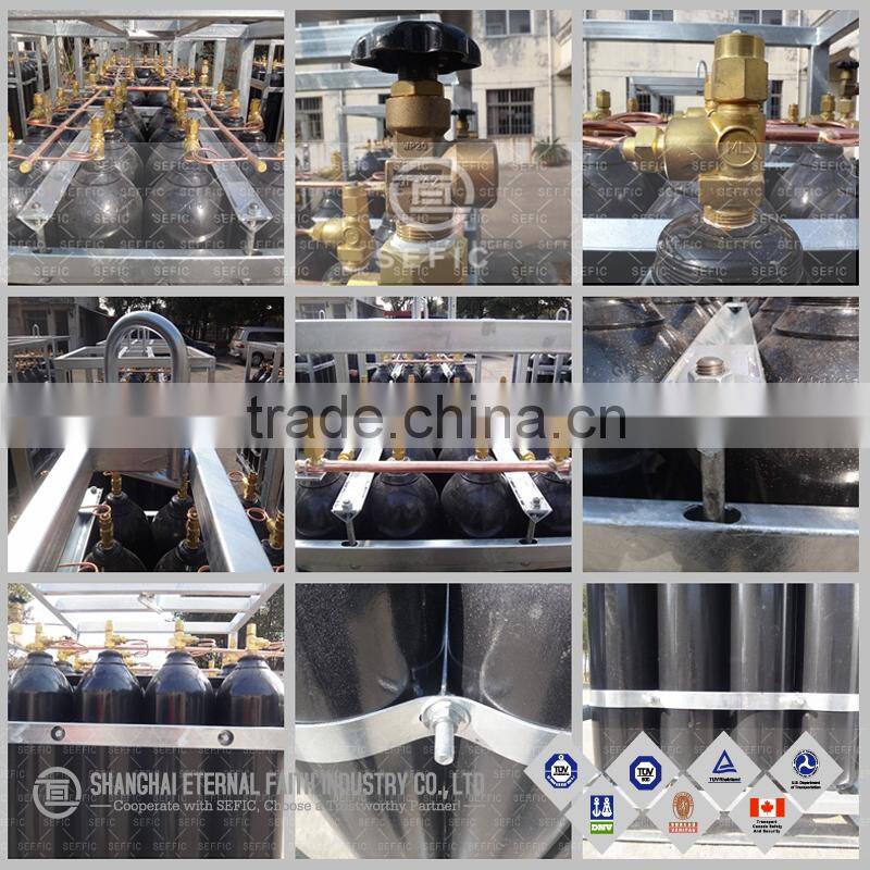 SEFIC Brand O2/N2O Gas Aluminium Cylinder with regulator