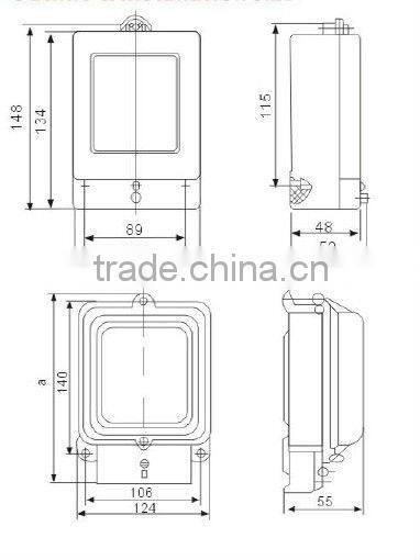 digital energy meter lcd display