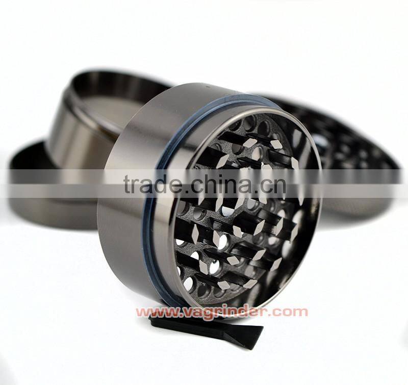 VA Grinder Import Export Zinc Clear Top CNC Custom Herb Grinder