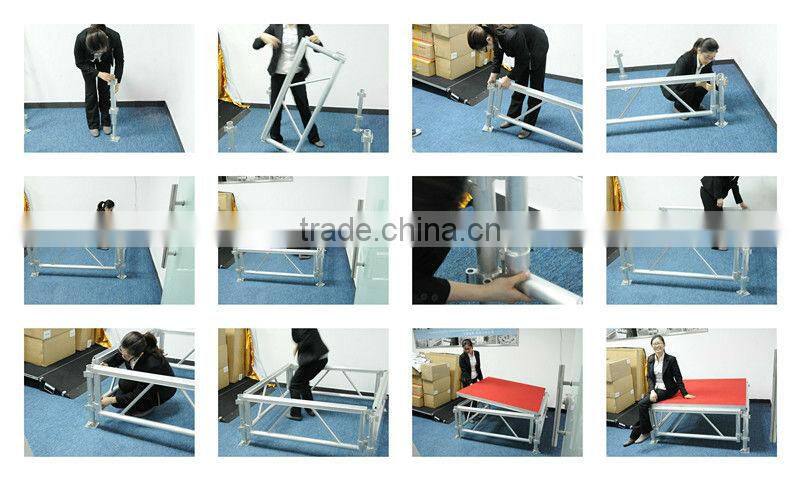 build portable stage making portable stage