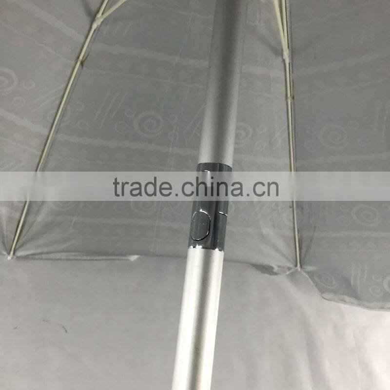Hot sale cheap windproof 120cm*8K radius polyester uv cloth beach umbrella