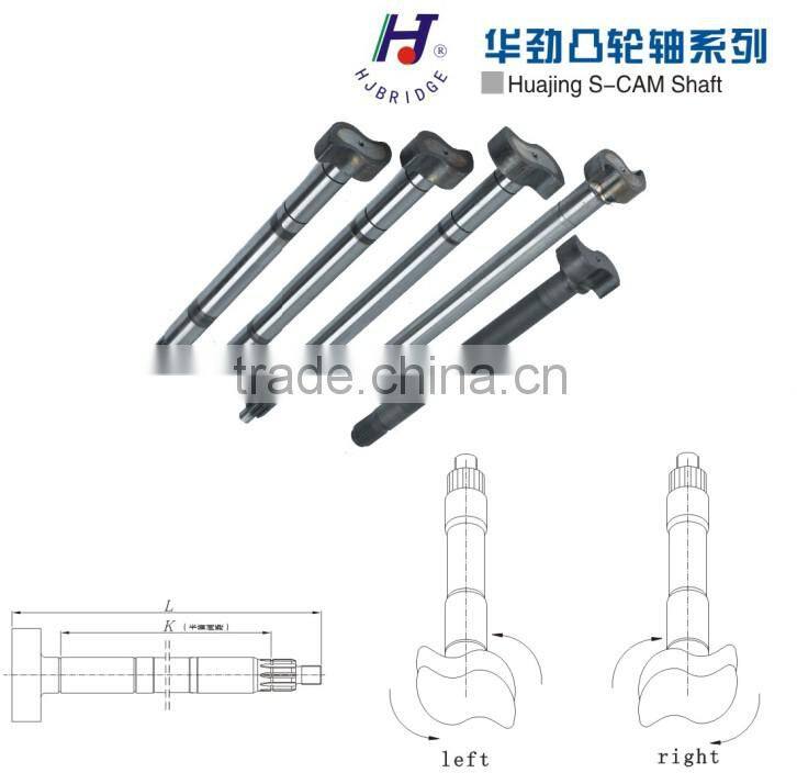 trailer and semi-trailer axle S-cam shaft