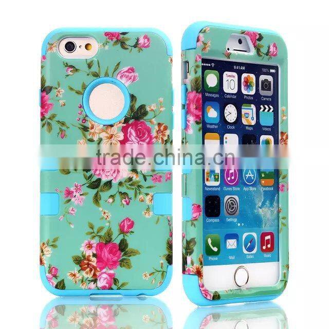 Fllow color silicone phone case for iphone 6 cover
