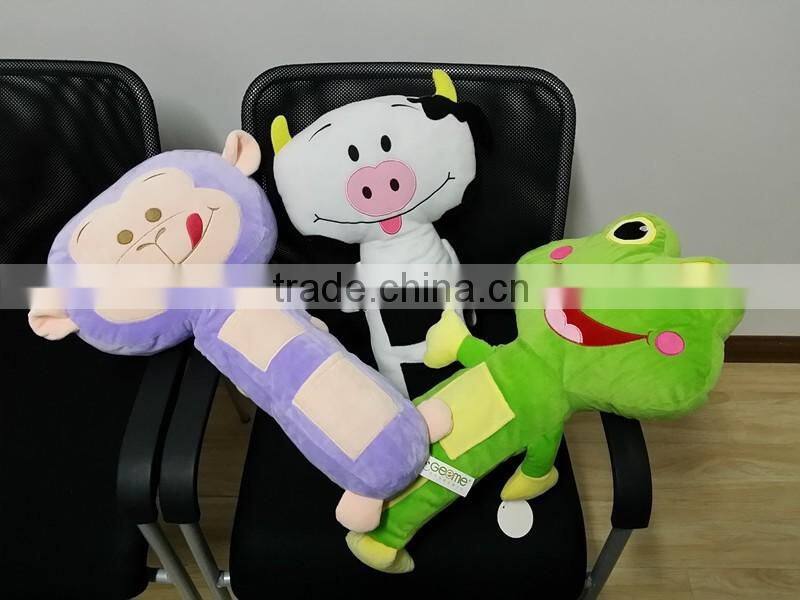 M3 Plush Car Seat Belt Animal Pets Toy for Kids